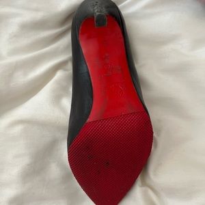 Black gently used Christian Louboutin Shoes